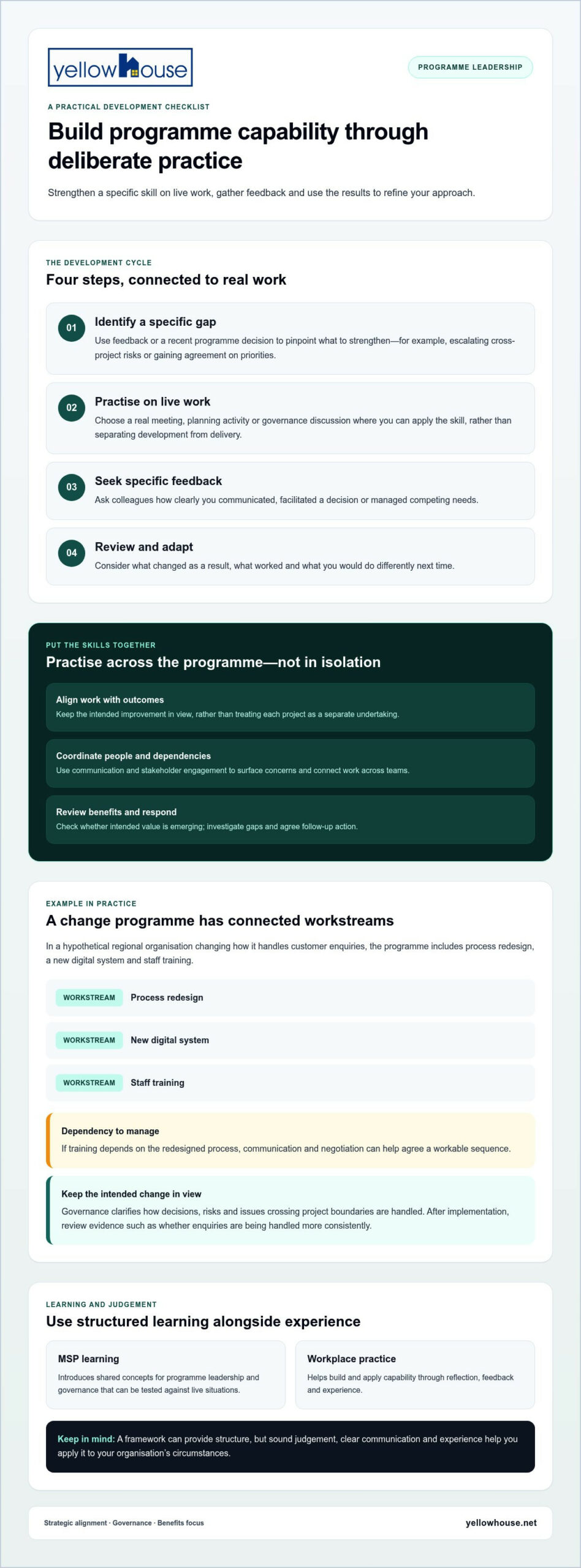 Skills for a Programme Manager: Capabilities That Turn Strategy into Change